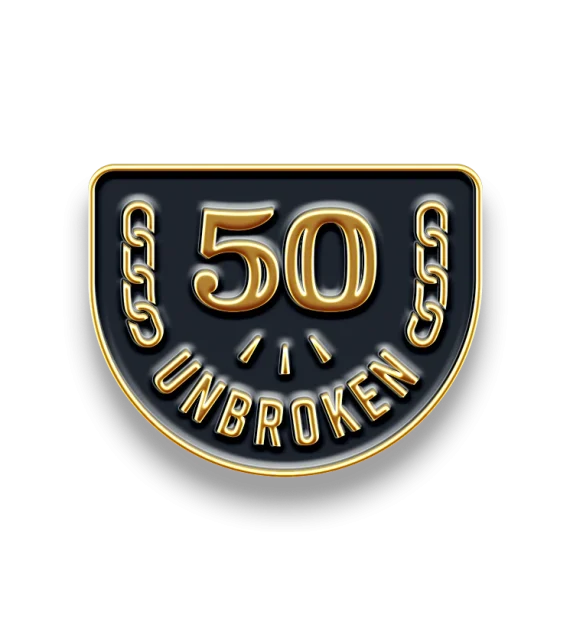 50 Unbroken Pin